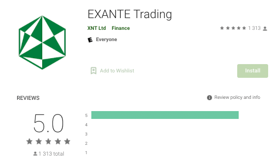 exante android reviews